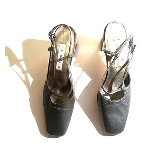Ann Marino Silver heels